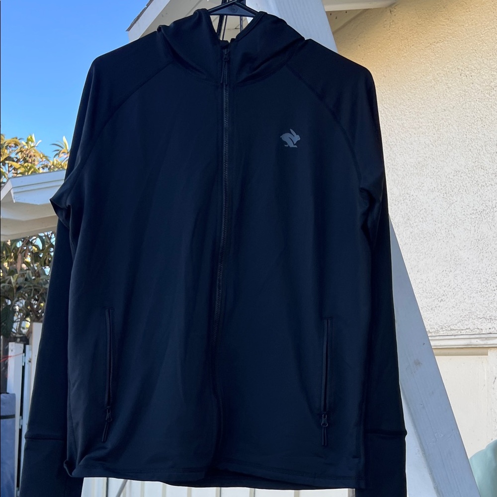 Sleek Black Women's Hoodie Sweater